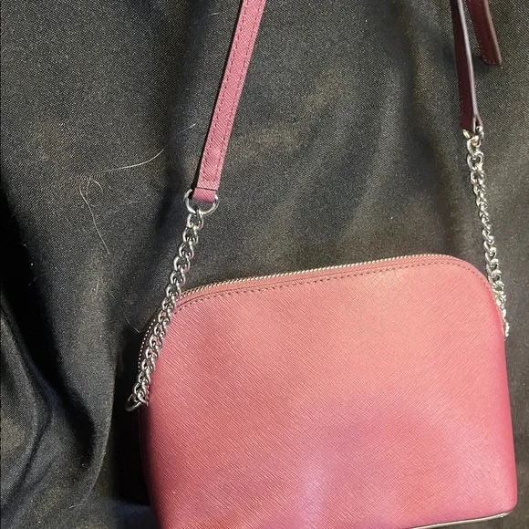 Michael Kors Cindy Dome Burgundy Crossbody Bag - Picture 6 of 10